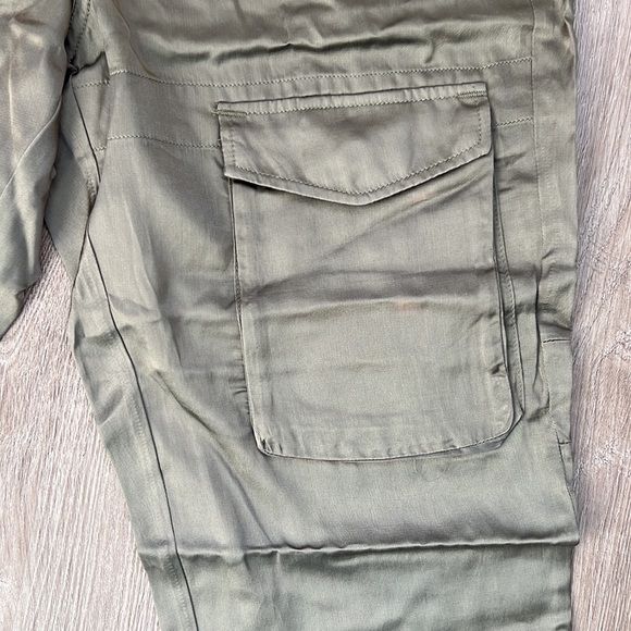 NWT G-Star Women’s Boxxa 3D Mid Waist Army Green Boyfriend Cargo Pants Sz 23/30 - Picture 9 of 16
